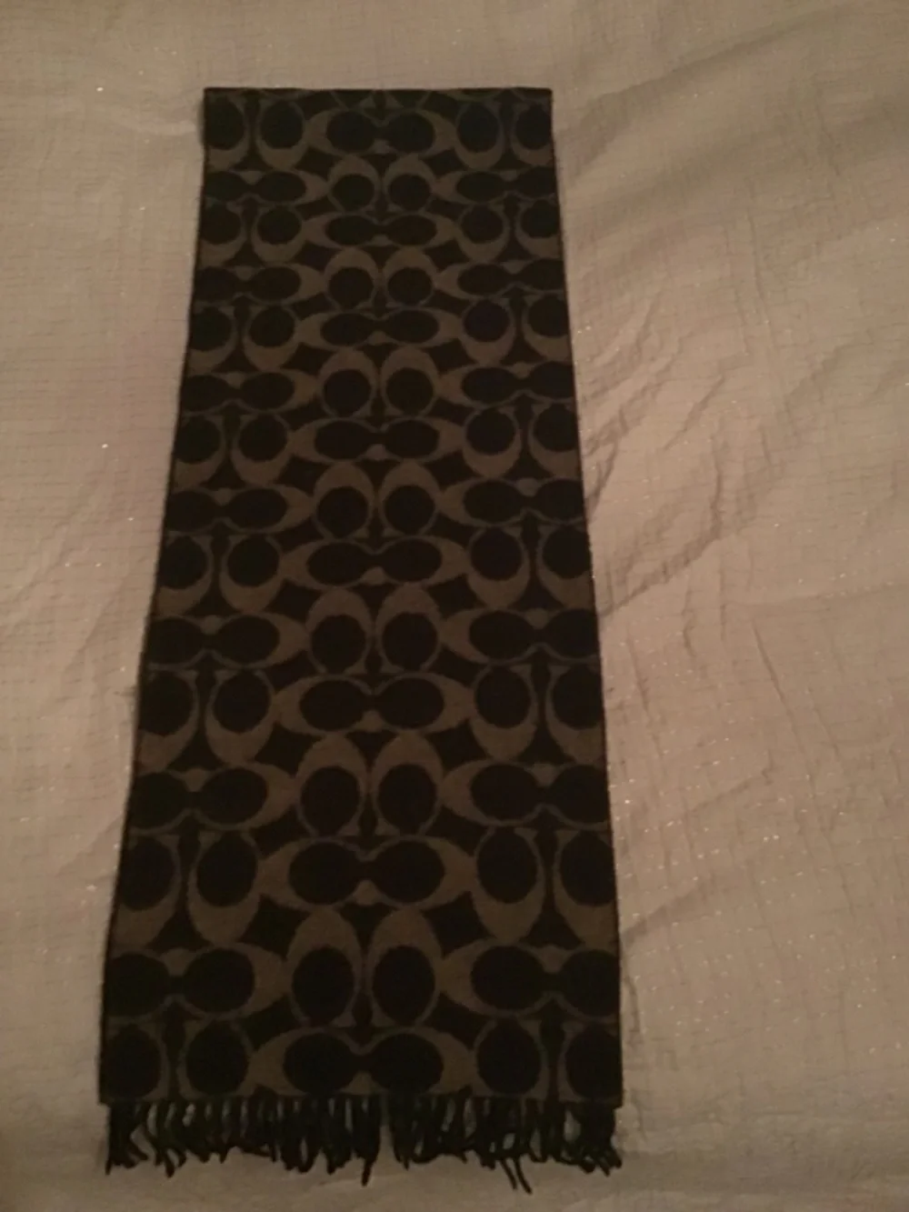 Coach scarf like brand new!! Reversible